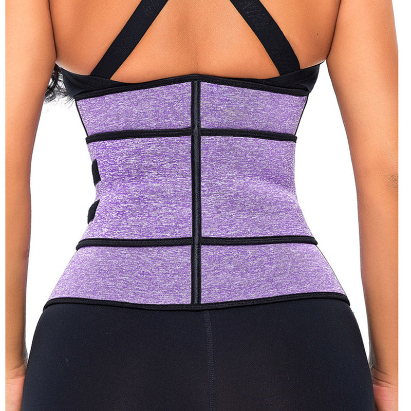 Chloroprene Rubber Belly Contracting Sports Fitness Waist Support Thin Waist Belt