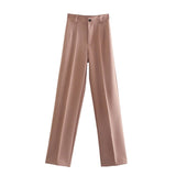 Women Sweatpants Casual Suit Pants Business Pants Fall Baggy Straight Trousers