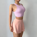 Women Yoga Sports Shorts Quick-Drying Sports Running Golf Short Skirt Sexy Shorts