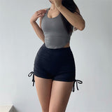 Women Yoga Sports Shorts Women's High Waist Yoga Slim Fit Fitness Pants