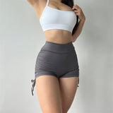 Women Yoga Sports Shorts Women's High Waist Yoga Slim Fit Fitness Pants