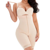 High Waist Breasted Long Zipper Non-Slip Waist Head Belly Contracting and Waist Slimming Butt-Lift Underwear