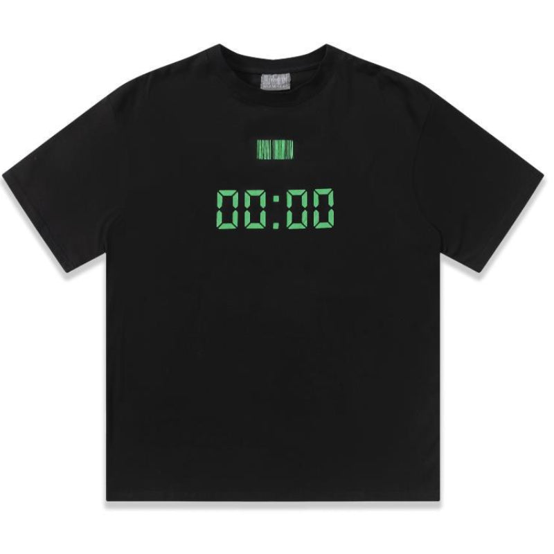 Vetements T Shirts VTM Striped Printed round Neck Short Sleeve T-shirt