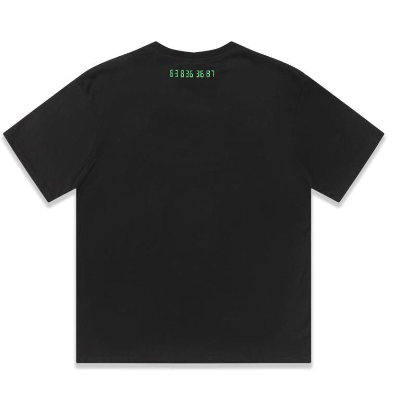 Vetements T Shirts VTM Striped Printed round Neck Short Sleeve T-shirt