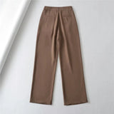 Women Sweatpants Straight Loose Black Trousers Casual Wide Leg Pants