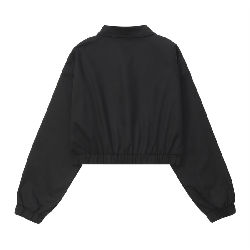 Women Jacket Fall Lapels Solid Color Zipper Pocket Coat