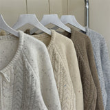 Women Knitted Cardigan Vintage Sweater Cardigan Loose Sweater Coat