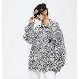 Unisex Jacket Vintage Loose Top Jacket