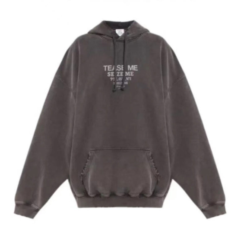 Vetements Hoodie VTM Embroidered Letter Hooded Sweater